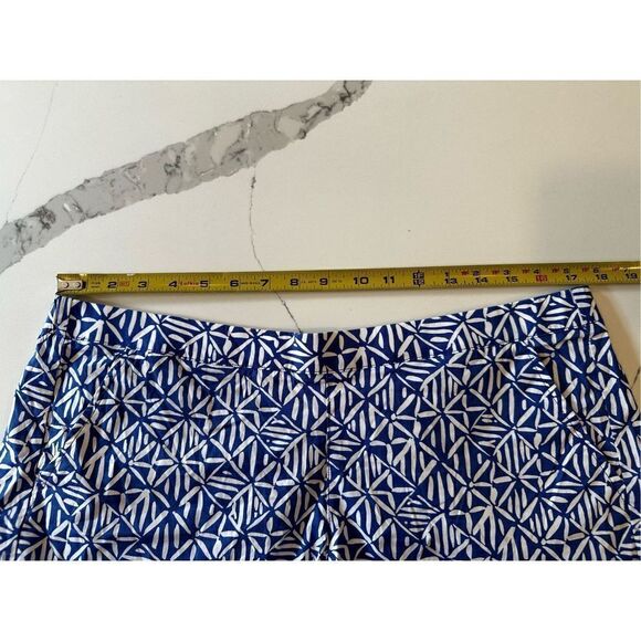 Lilly Pulitzer Ocean View 5” Pull-On Shorts Blue Women’s Sz L - Picture 4 of 9